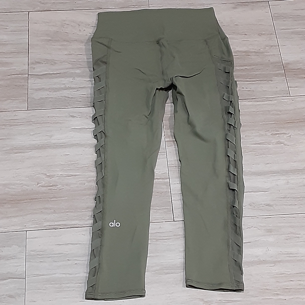 ALO Yoga Olive Green Leggings